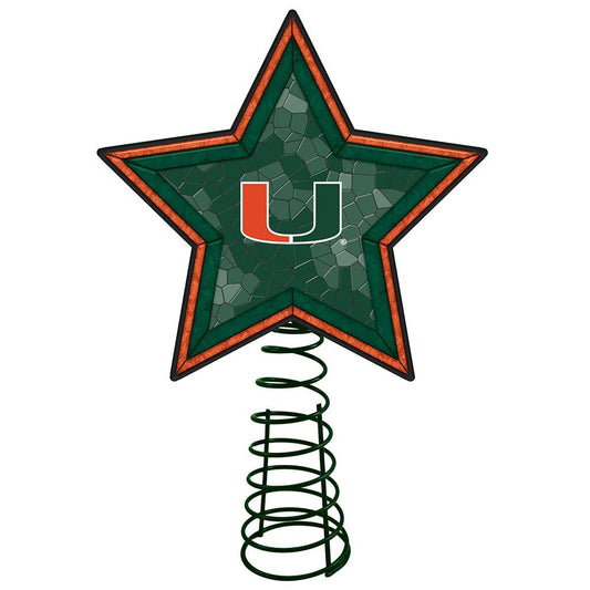 University of Miami Mosaic Tree Topper