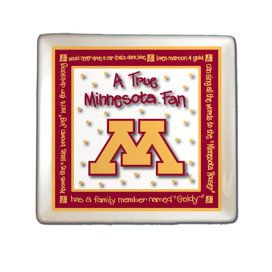 University of Minnesota True Fan Square Plate