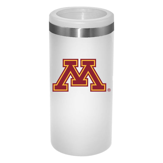 University of Minnesota 12Oz White Slim Can Holder