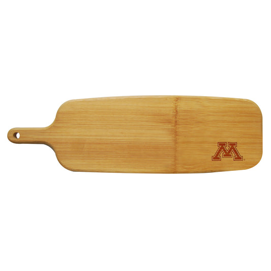 University of Minnesota Bamboo Paddle Cutting & Serving Board