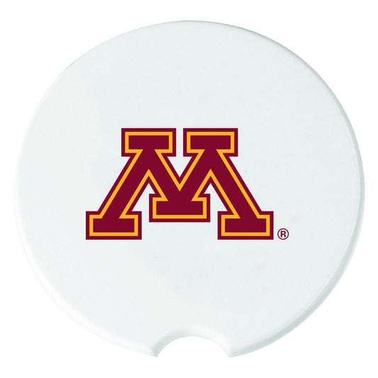 University of Minnesota 2 Pack Logo Travel Coaster