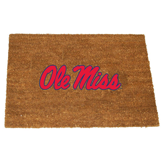 University of Mississippi Colored Logo Door Mat