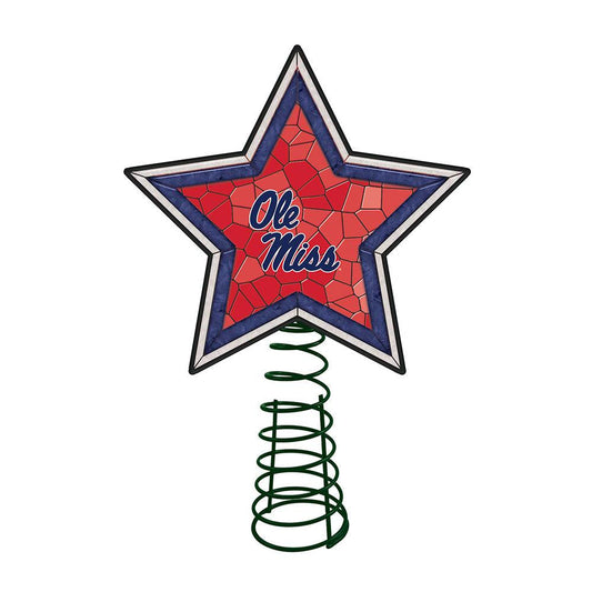 University of Mississippi Mosaic Tree Topper