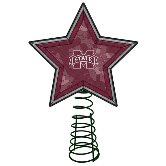 Mississippi State University Mosaic Tree Topper