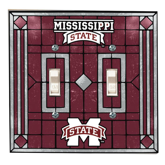 Mississippi State University Double Light Switch Cover