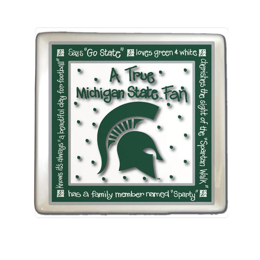 Michigan State University True Fan Square Plate