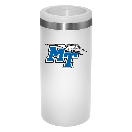 Middle Tennessee State University 12Oz White Slim Can Holder