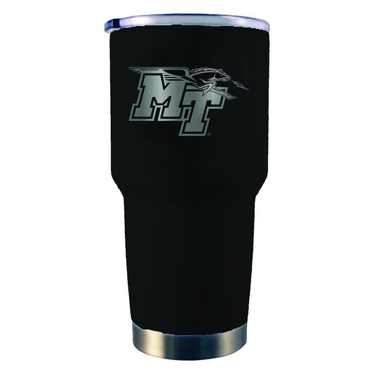 Middle Tennessee State University 30Oz Black Tumbler