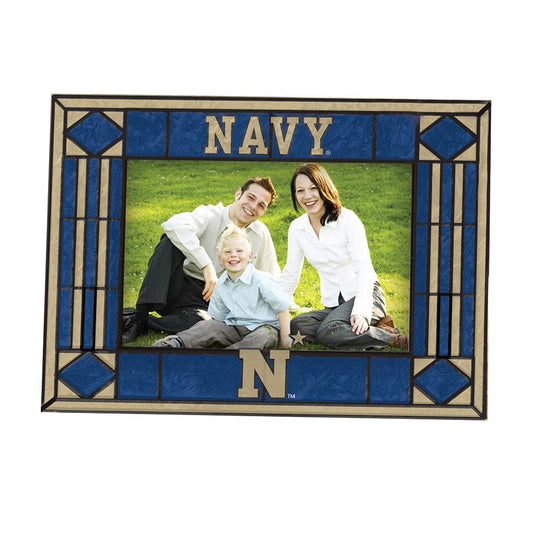 U.S. Naval Academy Art Glass Horizontal Frame