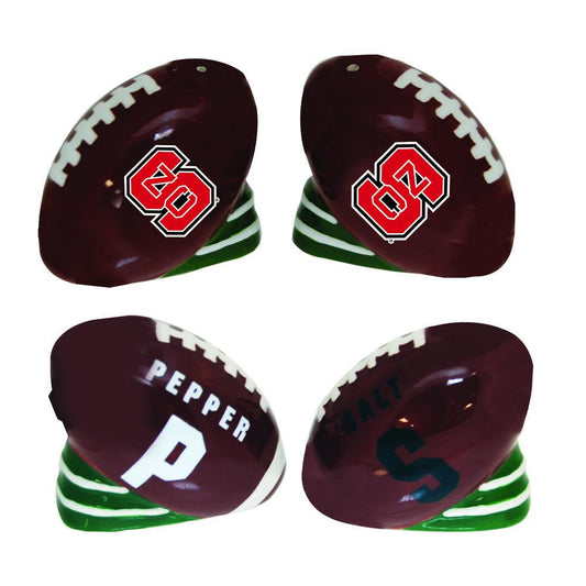 North Carolina State University Football Salt And Pepper Shakers