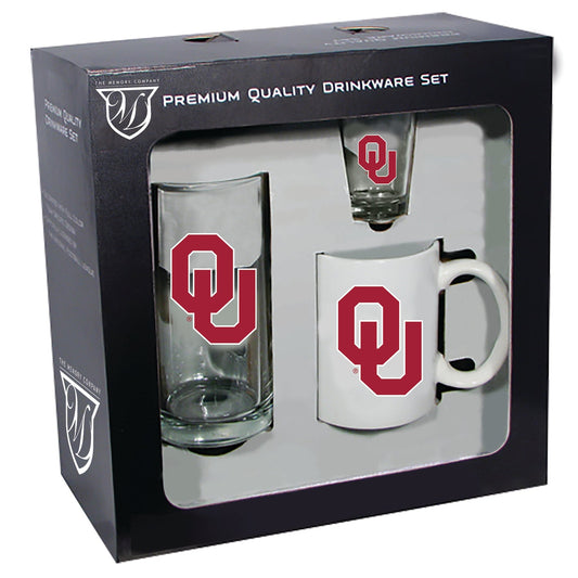 University of Oklahoma Drinkware Gift Set