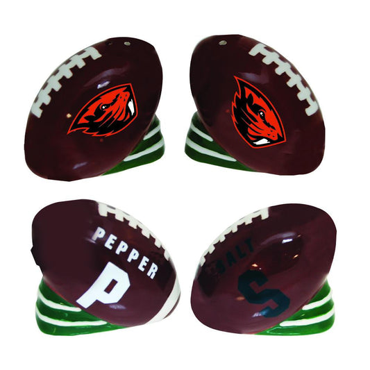 Oregon State University Football Salt And Pepper Shakers