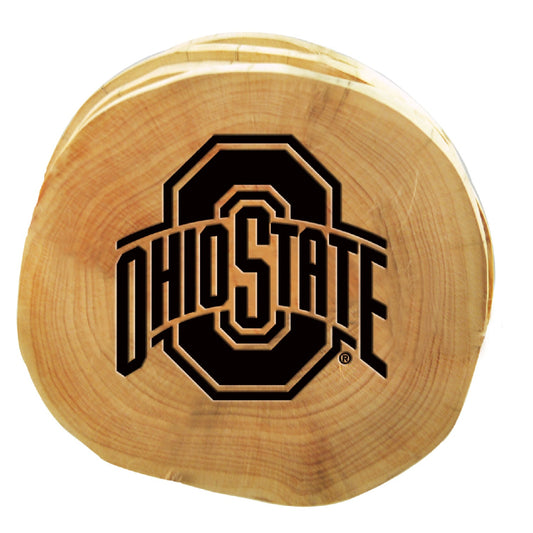 Ohio State University 4 Pack Wood Cut Coaster