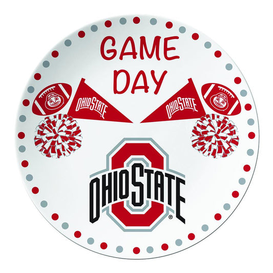 Ohio State University Game Day Round Plate