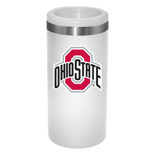 Ohio State University 12Oz White Slim Can Holder