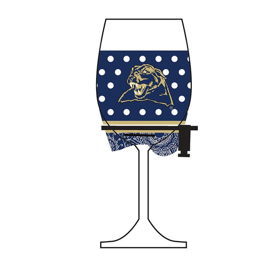 University of Pittsburgh Wine Woozie Glass