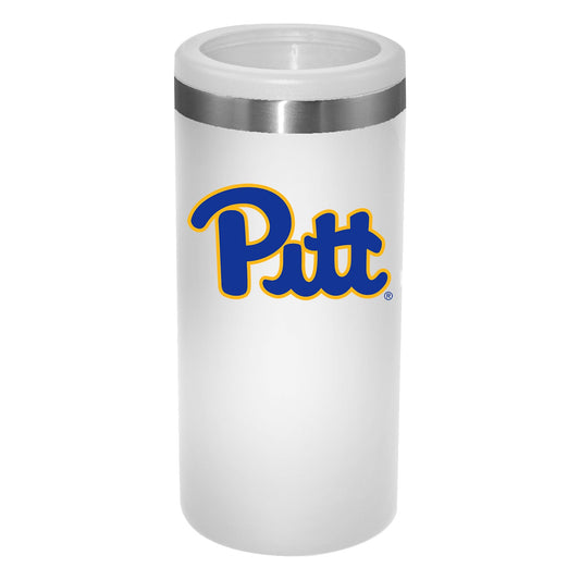 University of Pittsburgh 12Oz White Slim Can Holder