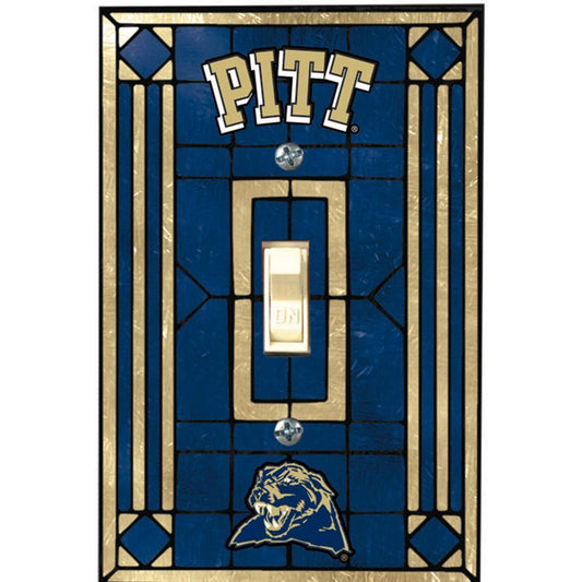 University of Pittsburgh Art Glass Light Switch Cover