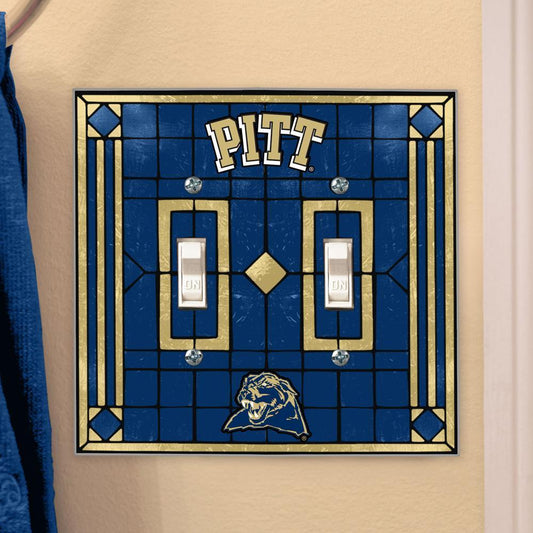 University of Pittsburgh Double Light Switch Cover