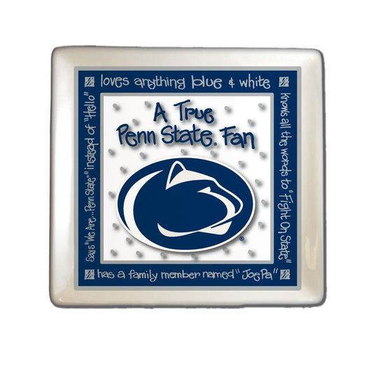 Pennsylvania State University True Fan Square Plate