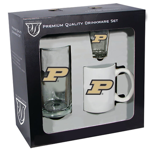 Purdue University Drinkware Gift Set