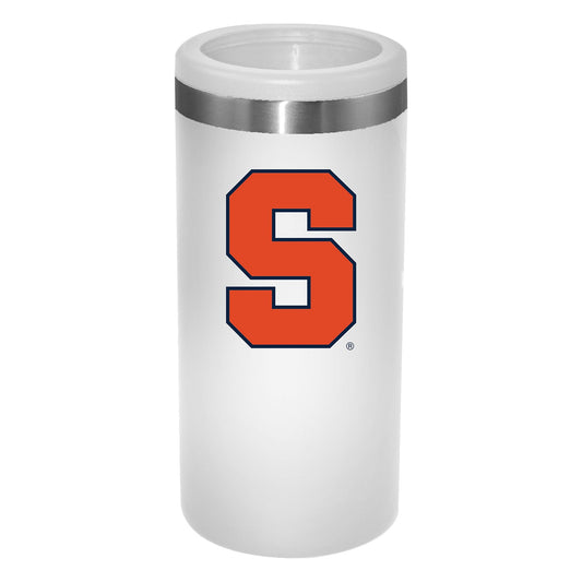 Syracuse University 12Oz White Slim Can Holder