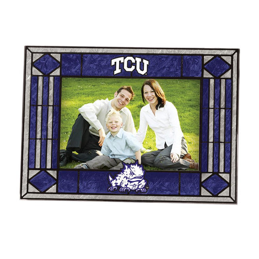 Texas Christian University Art Glass Horizontal Frame