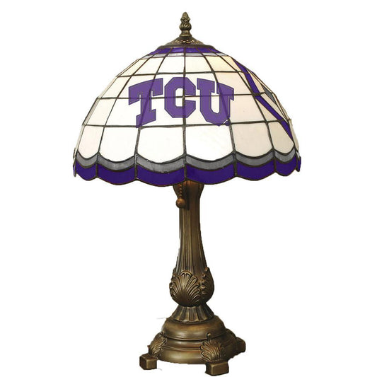 Texas Christian University Tiffany Table Lamp