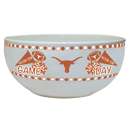 University of Texas Large Game Day Ceramic Bowl