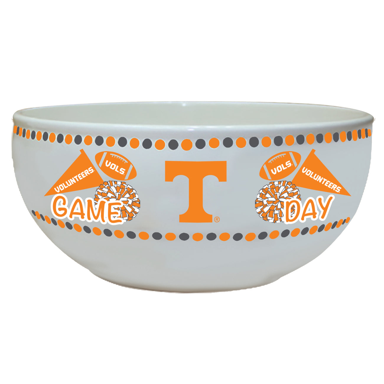 University of Tennessee Large Game Day Ceramic Bowl