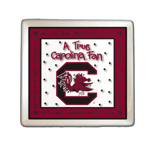 University of South Carolina True Fan Square Plate