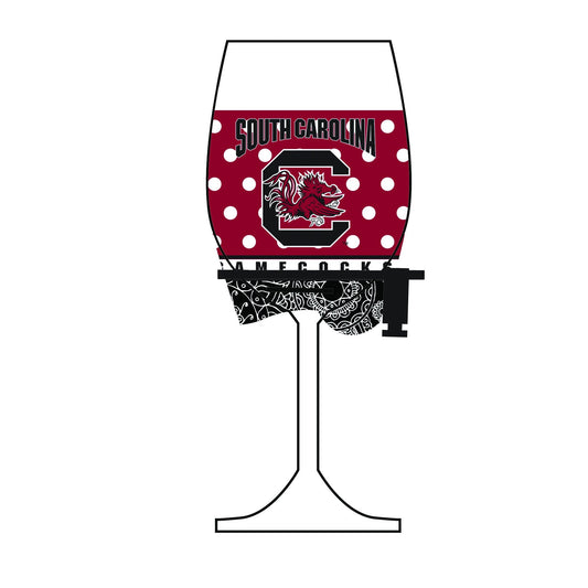 University of South Carolina Wine Woozie Glass