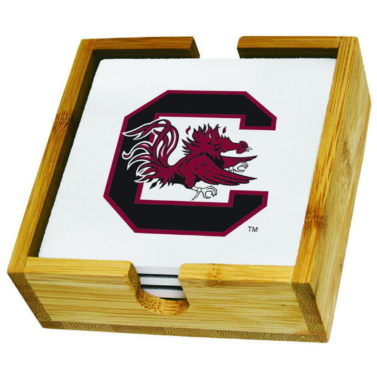 University of South Carolina Team Logo Square Coaster Set