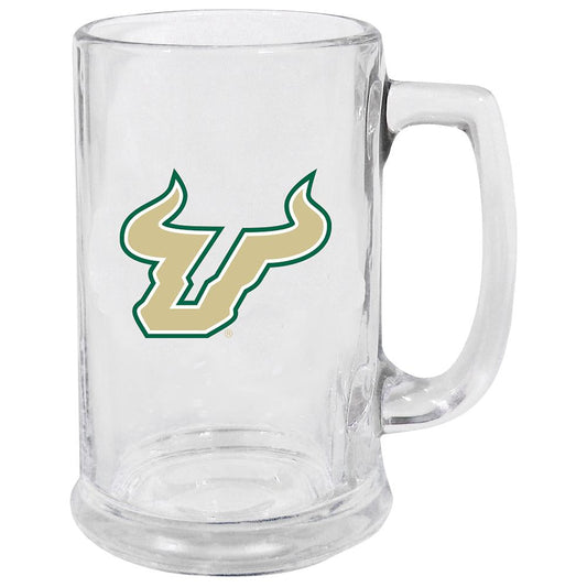 University of South Florida 15Oz Decal Glass Stein