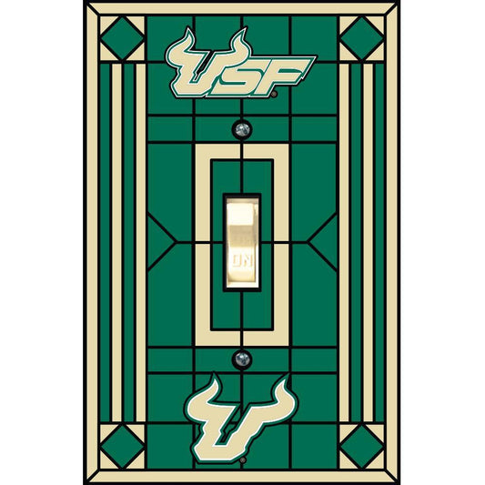 University of South Florida Art Glass Light Switch Cover