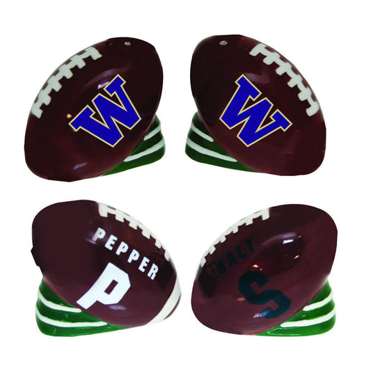 University of Washington Football Salt And Pepper Shakers