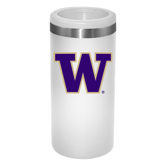 University of Washington 12Oz White Slim Can Holder