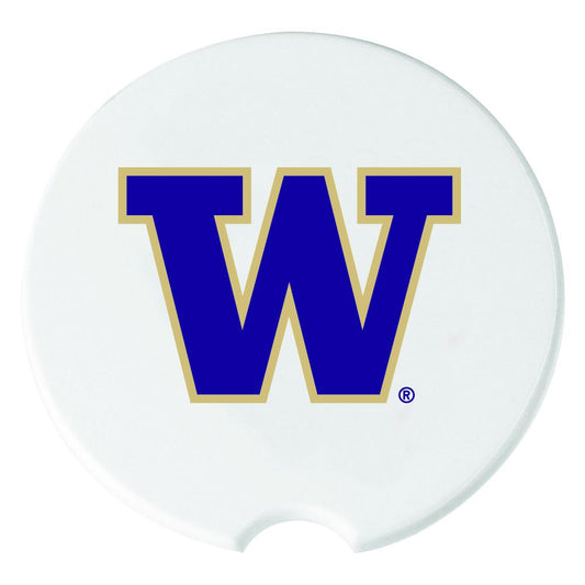 University of Washington 2 Pack Logo Travel Coaster