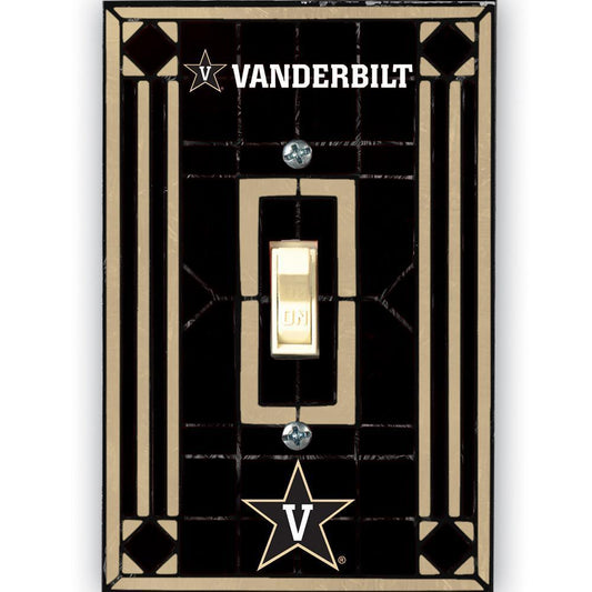 Vanderbilt University Art Glass Light Switch Cover