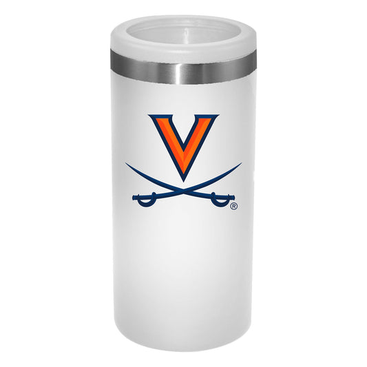 University of Virginia 12Oz White Slim Can Holder