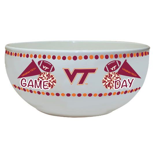 Virginia Tech Large Game Day Ceramic Bowl