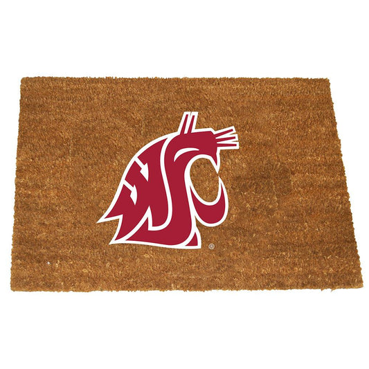 Washington State University Colored Logo Door Mat