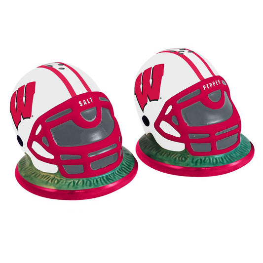 University of Wisconsin Helmet Salt & Pepper Shakers