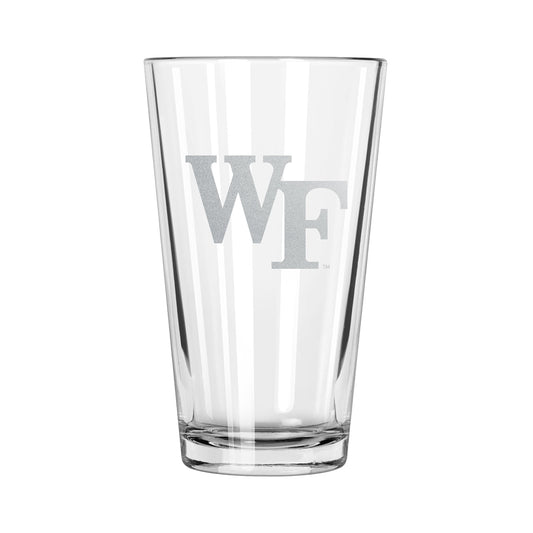 Wake Forest University Etched Pint Glass