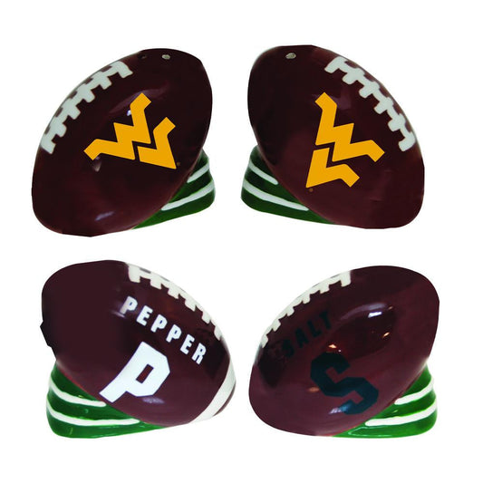 West Virginia University Football Salt And Pepper Shakers