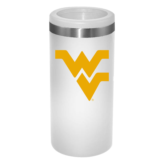 West Virginia University 12Oz White Slim Can Holder