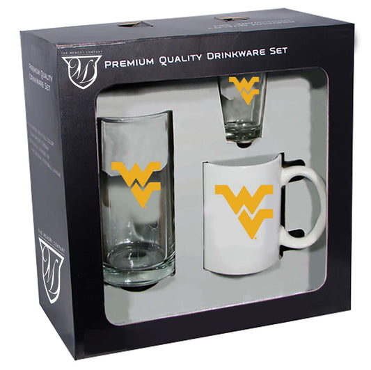 West Virginia University Drinkware Gift Set