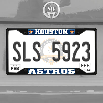 MLB - Houston Astros License Plate Frame - Black