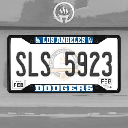 MLB - Los Angeles Dodgers License Plate Frame - Black