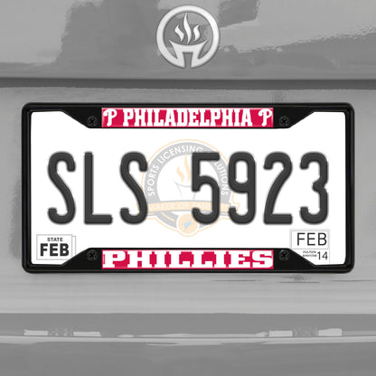 MLB - Philadelphia Phillies License Plate Frame - Black